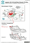 Lageplan zu lecture-room HS 13 Ernst Melan Hrsaal - Vienna University of Technology - GIF klein 72 DPI